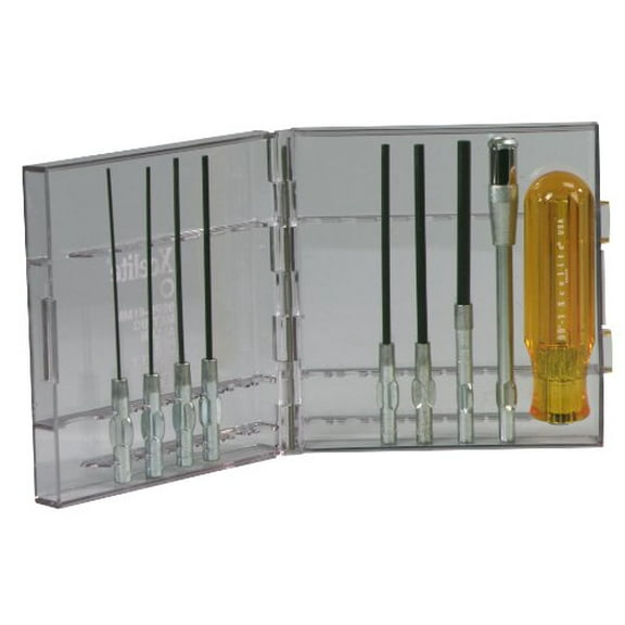 Xcelite 99PS41MM 9-Piece Series 99 Allen Hex Socket Type Screwdriver Set