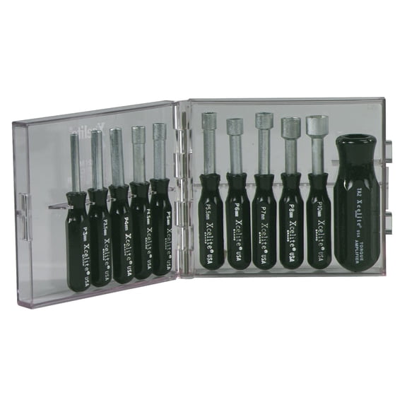 Xcelite PS121MMN TOOL SET,NUTDRIVER,MIDGET-MM