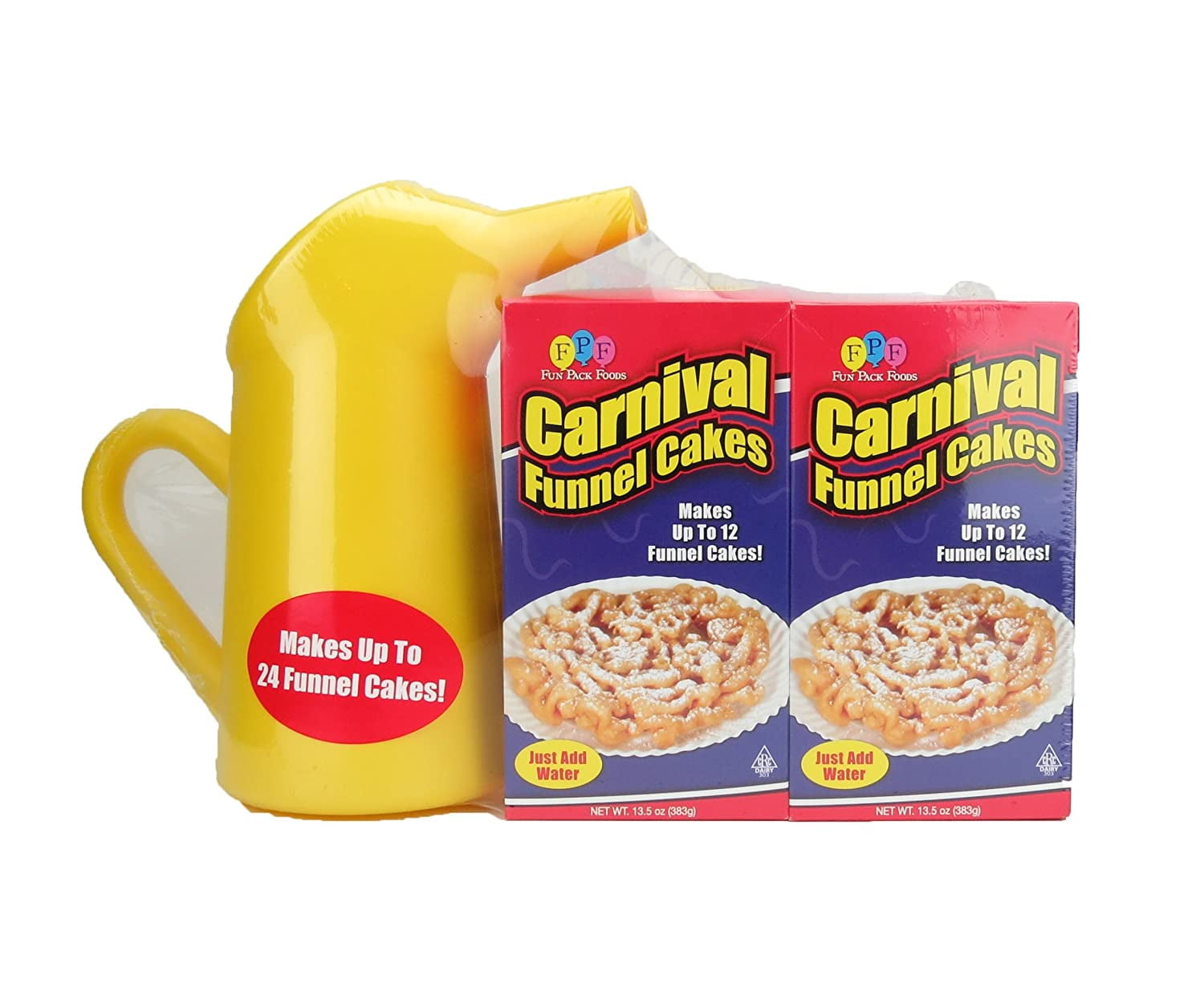 Xcell 2 Pack Carnival Funnel Cake Mix & Pitcher Set