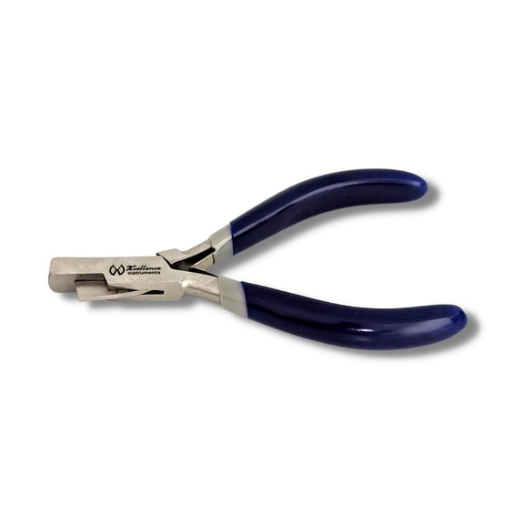 Xcellence Leather & Rubber Watch Strap Notching Pliers Repair Tools 5.25" Purple PVC Non-Slip Grip