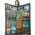 thumbnail image 1 of Xchearser Hiking Gifts, Gifts for Hikers, Hiking Gifts for Women, Hiking Gifts for Men, Hiker Blanket 50"X60", Hiking Lovers Gifts, Outdoor Gifts for Hikers, Hiker Mountain Gifts, Hiking Gift, 1 of 6