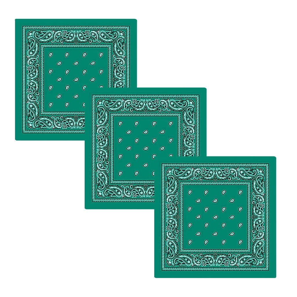 Xchenda 3PC Bandanas for Men And Women Fashion Bandana Soft And Durable