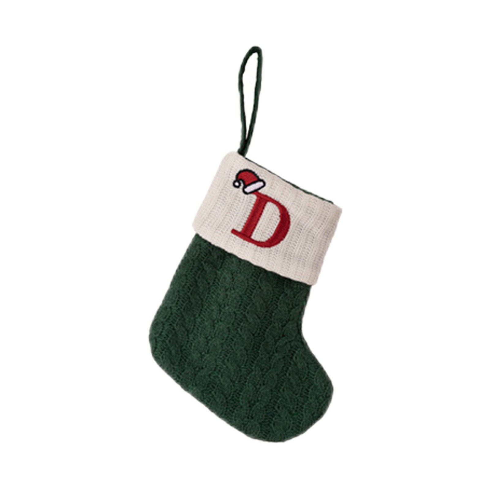 Xchenda Hangs Christmas Stockings With Initials Large Embroidered