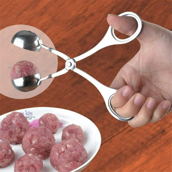 Xchenda Kitchen Supplies Food Clips Stainless Steel Meatball Maker Meatball Clip Diy Fish Food Clip Kitchen Creative Maker