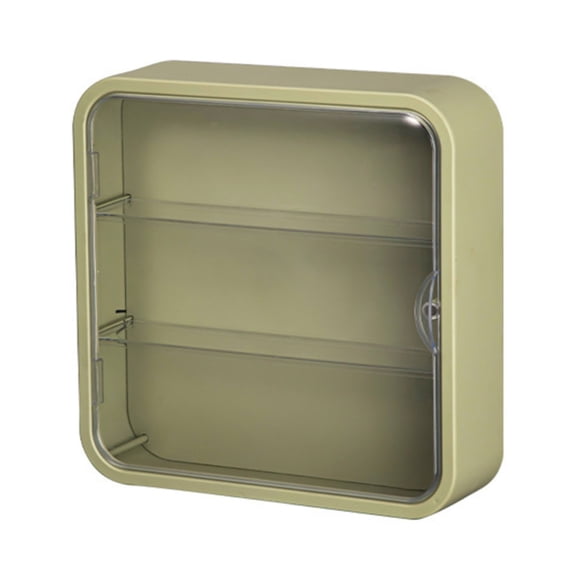 Xchenda Storage Shelves Display Cabinet For Mini Figures Clear Stackable With Adjustable Shelves Wall Mounted Or Desktop Acrylic Case For Home Clinic Pantry