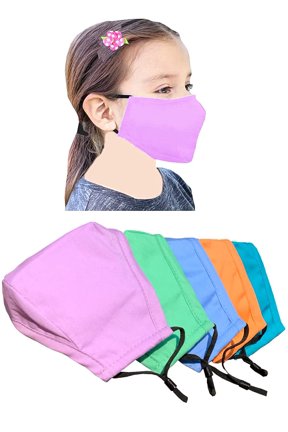 Kids Face Masks Collection Including Reusable and Themed Designs