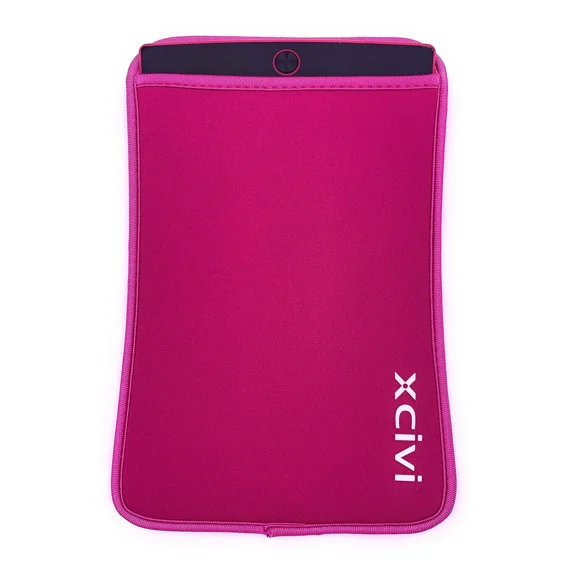 Xcivi Neoprene Sleeve Case For Boogie Board Jot 8.5 Lcd Ewriter (Pink)