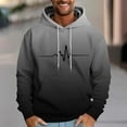 thumbnail image 1 of Xcmzpl Big and Tall Graphic Hoodies for Men Fall Winter Long Sleeve Fleece Hooded Sweatshirts Fashion Gradient Pullover Tops with Pockets, 1 of 5