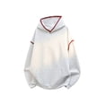 thumbnail image 1 of Xcmzpl Big and Tall Hoodies for Men Trendy Long Sleeve Hooded Sweatshirt Loose Casual Solid Color Drop Shoulder Hoodie with Pockets, 1 of 3