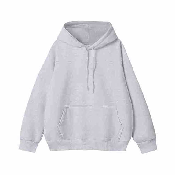 Xcmzpl Big and Tall Hoodies for Men Trendy Solid Color Long Sleeve Pullover Tops Loose Casual Hooded Sweatshirts with Pockets