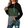 thumbnail image 1 of Xcmzpl Hoodies for Women Basic Solid Color Hooded Sweatshirt Lightweight Pullover Tops Cotton Long Sleeve T-shirts Winter Fashion, 1 of 8