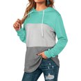thumbnail image 1 of Xcmzpl Hoodies for Women Basic Solid Color Hooded Sweatshirt Lightweight Pullover Tops Cotton Long Sleeve T-shirts Winter Fashion, 1 of 6