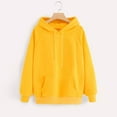 thumbnail image 1 of Xcmzpl Hoodies for Women Cute Solid Color Hooded Sweatshirt Lightweight Pullover Tops Cotton Long Sleeve Blouses Early Fall Fashion, 1 of 5