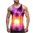 thumbnail image 1 of Xcmzpl Mens Beach Tank Tops Sleeveless Shirts for Men Summer Tropical Floral Print Graphic Tees Workout Gym Shirts Palm Tree Tanks, 1 of 4