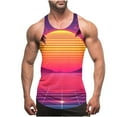 thumbnail image 1 of Xcmzpl Mens Graphic Tank Tops Sleeveless Muscle Shirts Beach Hawaiian Palm Tree Print Tanks Big and Tall Summer Tee Shirts M-4XL, 1 of 4