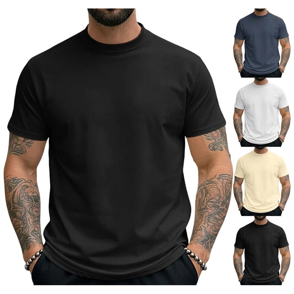 Xcmzpl Mens Workout Shirts Quick Dry Athletic Running T-Shirts Short Sleeve Cooling Moisture Wicking Gym Active Tee Tops S-3XL