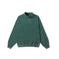 thumbnail image 1 of Xcmzpl Quarter Zip Sweatshirts for Men Cozy Warm Stand Collar Pullover Tops Loose Long Sleeve Drop Shoulder Sweatshirts Solid Color Outdoor Sweatshirt, 1 of 3