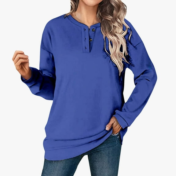 Xcmzpl Women's Sweatshirts Cute Solid Color V Neck Sweatshirt Oversized Pullover Tops Work Long Sleeve Blouses Fall Clothes