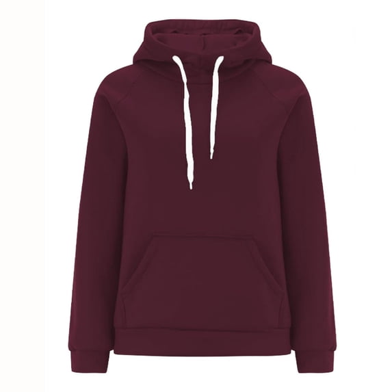 Xcmzpl Womens Hoodies Basic Solid Color Hooded Sweatshirt Oversized Pullover Tops Soft Long Sleeve T-shirts Early Fall Fashion