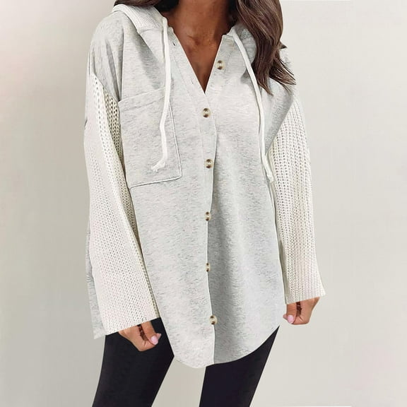 Xcmzpl Womens Hoodies Cute Solid Color Hooded Sweatshirt Travel Pullover Tops Dressy Casual Long Sleeve T-shirts Fall Fashion