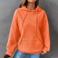 thumbnail image 1 of Xcmzpl Womens Hoodies Plus Size Solid Color Hooded Sweatshirt Oversized Sweater Tops Work Long Sleeve Shirts Fall Clothes, 1 of 6