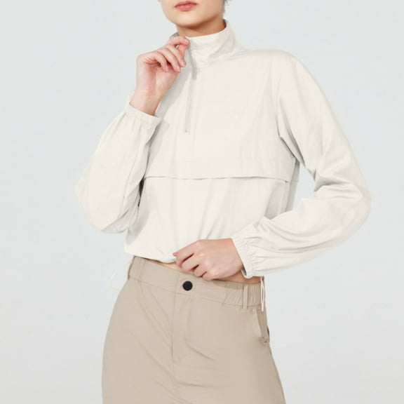 Xcmzpl Womens Sweatshirts Casual Solid Color Round Neck Sweatshirt Holiday Sweater Tops Cotton Long Sleeve Blouses Fall Fashion