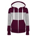 thumbnail image 1 of Xcmzpl Womens Zip Up Hoodies Loose Fit Striped Graphic Hooded Sweatshirt Athletic Pullover Tops Soft Long Sleeve Blouses Fall Fashion, 1 of 2