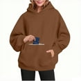 thumbnail image 1 of Xcmzpl Womens Zip Up Hoodies Plus Size Solid Color Hooded Sweatshirt Athletic Sweater Tops Work Long Sleeve T-shirts Early Fall Fashion, 1 of 9