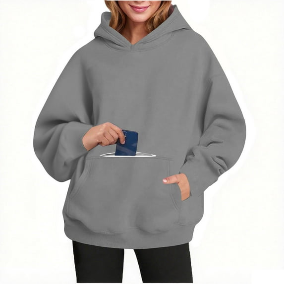 Xcmzpl Womens Zip Up Hoodies Plus Size Solid Color Hooded Sweatshirt Athletic Sweater Tops Work Long Sleeve T-shirts Early Fall Fashion