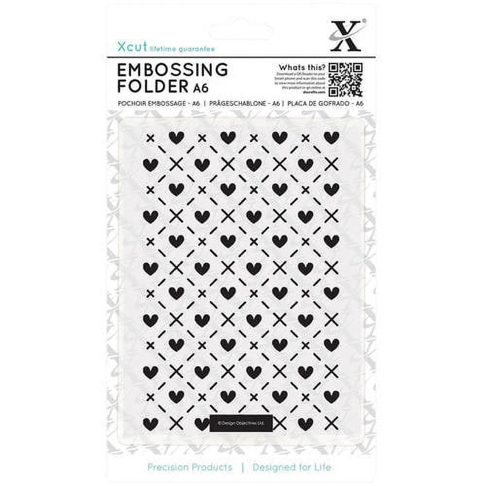 DoCrafts - Xcut A6 Embossing Folder - Large Bow