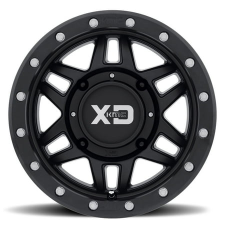XD POWERSPORTS XS228 MACHETE 14X7 4X110 35ET 86CB SATIN BLACK WHEEL