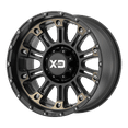 thumbnail image 1 of Xd Series Hoss Ii 18X9 Satin Black Machined Dark Tint Wheel, 1 of 2