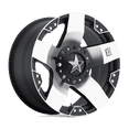 thumbnail image 1 of Xd Xd775 Rockstar 22X9.5 8X165.1 12Et 78.3Cb Machined Face With Matte Black Windows Wheel, 1 of 2