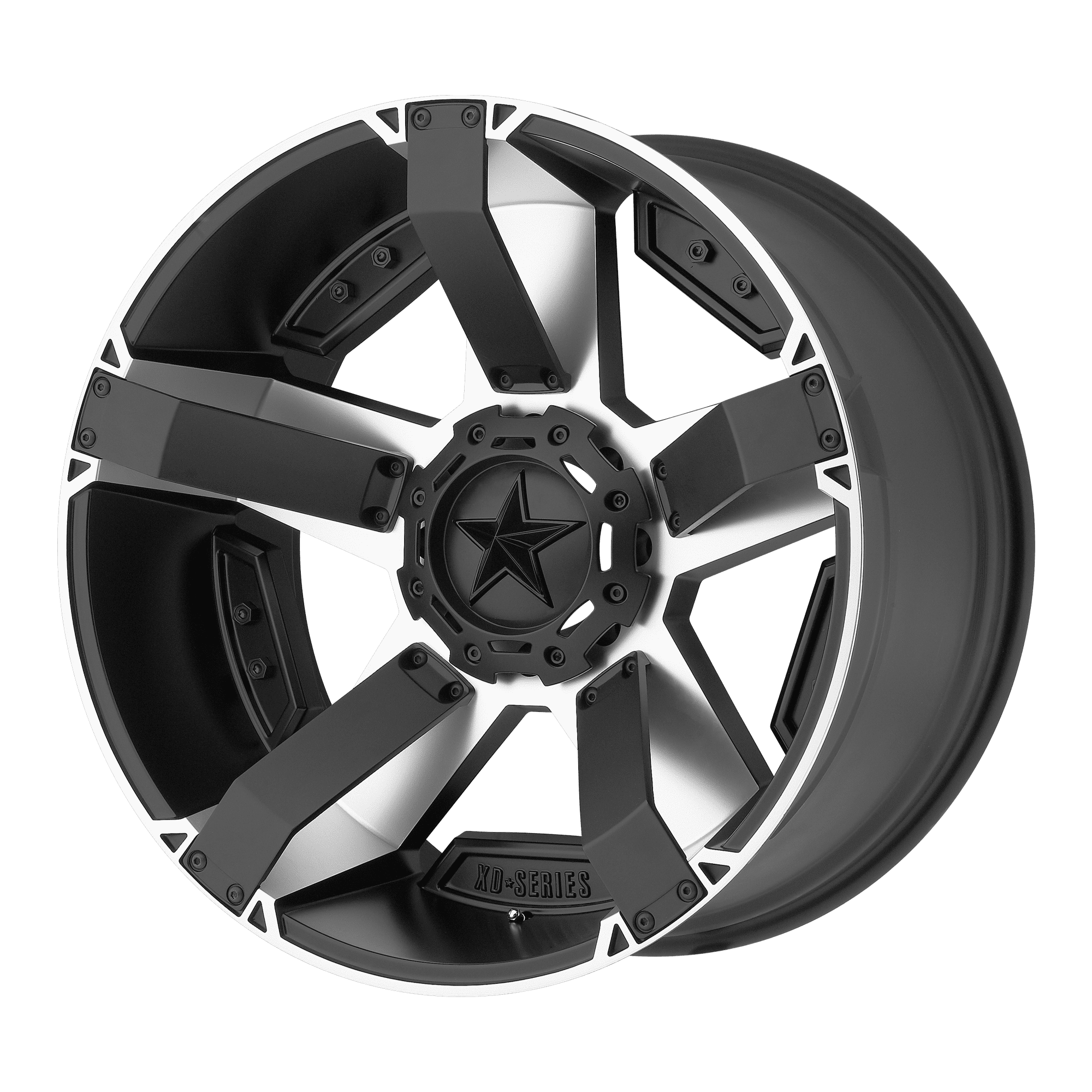 RMC*専用 XD Bronco Rockstar II Satin Black 6-Lug Wheel; 17x8; 10mm