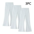 thumbnail image 1 of Xdegoge 3 Pack Girl's Flared Leggings, Seamless and Comfortable for Yoga and Everyday Wear, 1 of 9