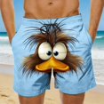 thumbnail image 1 of Xdegoge Bathing Suits for Men Funny Print Swim Trunks Quick Drying Board Shorts Novelty Beach Pants Graphic Swimwear with Mesh Liner Side Pockets for Surfing Pool Leisure, 1 of 6