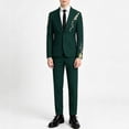 thumbnail image 1 of Xdegoge Boys formal Suit Set Exquisite Embroidered Blazer Jacket and Dress Pants with Tie Slim Fit Gent Outfit for Wedding Prom Graduation Evening Party, 1 of 9