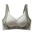 thumbnail image 1 of Xdegoge Bras for Women Seamless Push Up Bralette Color Block Full Coverage Bra No Underiwre High Support Underwear Gather Everyday Bra Breathable My Recent Orders Placed Returns and Refunds My Orders, 1 of 6