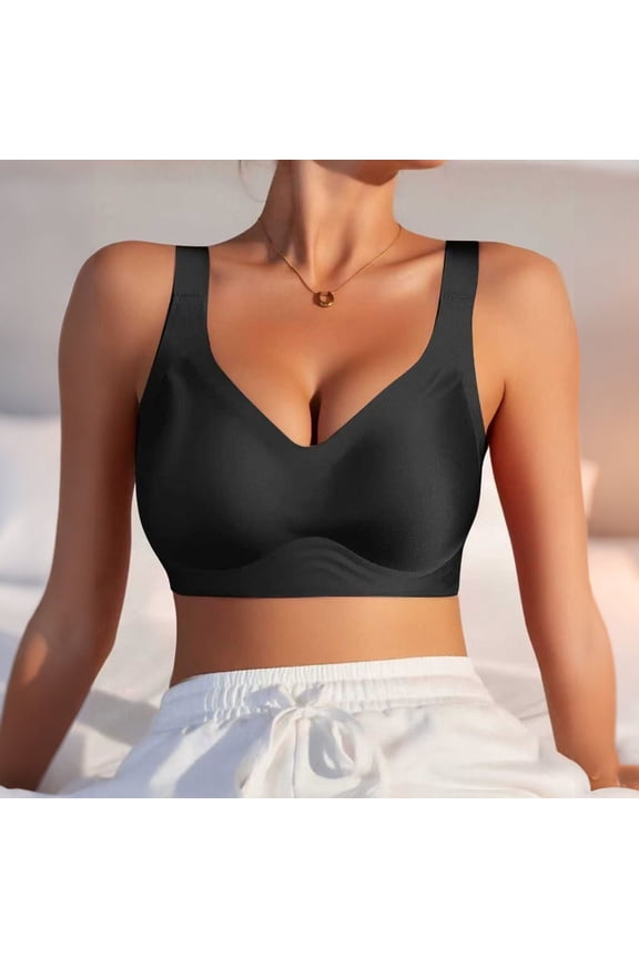 Bras for Women Full Coverage Minimizer Seamless Support Lifting Wireless Bralettes Adjustable Strap Comfortable No Underwire