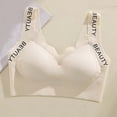 thumbnail image 1 of Xdegoge Bras for Women Push Up Lift Supportive Seamless Wireless Pullover Bra Full Coverage Gathering Everyday Comfy Smoothing Brassiere, 1 of 5