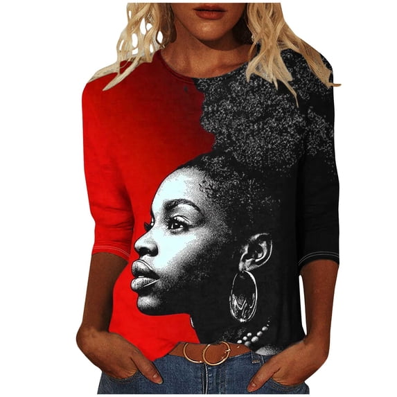 Xdegoge Buy Again My Orders Womens 4th of July Shirts Crewneck Womens 3/4 Sleeve Tops USA Shirts Oversized Tshirts Graphic Cheetah Print Top Plus Size Summer Tops Clearance Womens Clothing Plus Size