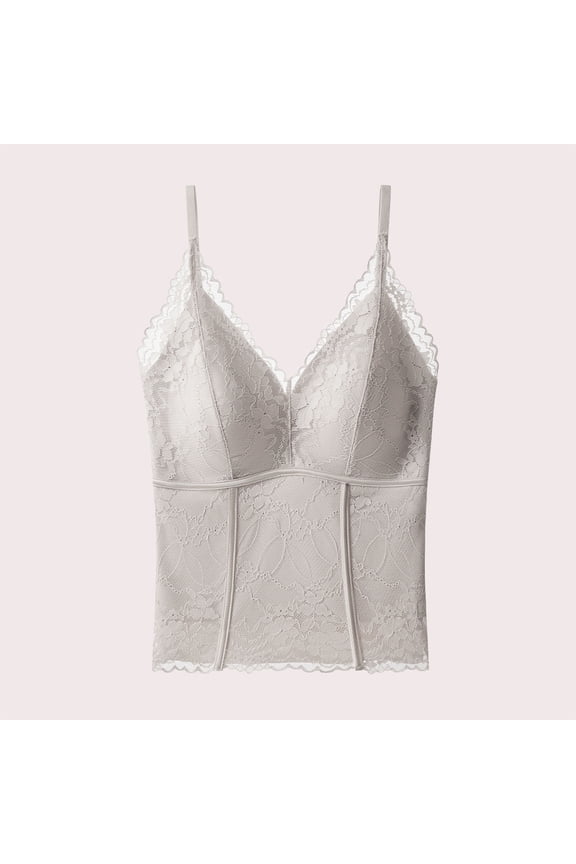 Camisole Tops for Women V Neck Sleeveless Going Out Dressy Slim Fit Solid Floral Lace Trim Bustier Bodice Lightweight Stretchy Summer Tops