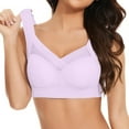 thumbnail image 1 of Xdegoge Sports Bras for Women Push Up No Wire Bras Plus Size Seamless Casual Mesh Full Coverage Bras Workout Running Sports Bra Solid Color Brasieres Para Mujer Clearance Your Orders, 1 of 4