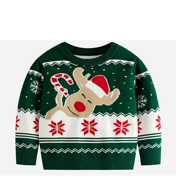 Xdegoge Family Christmas Sweaters for Women Men Holiday Long Sleeve Crew Neck Pullover Sweaters Fashion Tops