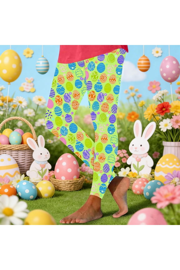 Festive Leggings for Women Slim Fit High Rise Tummy Control Spandex Blend Moisture-wicking Workout Everyday Wear Cute Holiday Pattern Bottoms