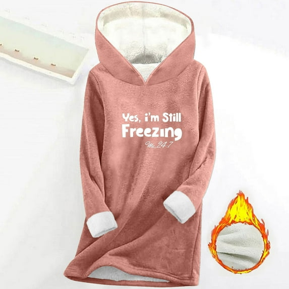 Xdegoge Fleece Hoodie Women