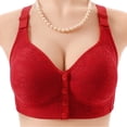 thumbnail image 1 of Xdegoge Front Closure Bras for Women No Underwire with Support and Lift Full Coverage Push Up Bralettes Adjustable Strap Breathable Wireless Everyday Bra, 1 of 3