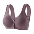 thumbnail image 1 of Xdegoge Front Closure Bras for Women Wireless Bra Full Coverage Bras Comfortable Adjustable Strap Ladies Underwear Everyday Bras Plus Size Previous Orders History Ofertas En, 1 of 2