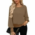 thumbnail image 1 of Xdegoge Holiday Blouses for Women Dressy Casual Glitter Sparkly Tops Long Sleeve Crew Neck Party Shirts New Years Eve Shirt, 1 of 6