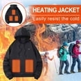 thumbnail image 1 of Xdegoge Kids Heated Hoodie Boys Girls Electric Heated Jackets Teens Lightweight Warming Rechargeable Pullover Hooded Sweatshirt Toddler Washable Heating Thermal Winter Clothing Outerwear (No Battery), 1 of 7